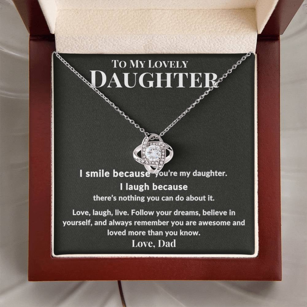 Smile and Laugh: Necklace Gift Set for Daughter