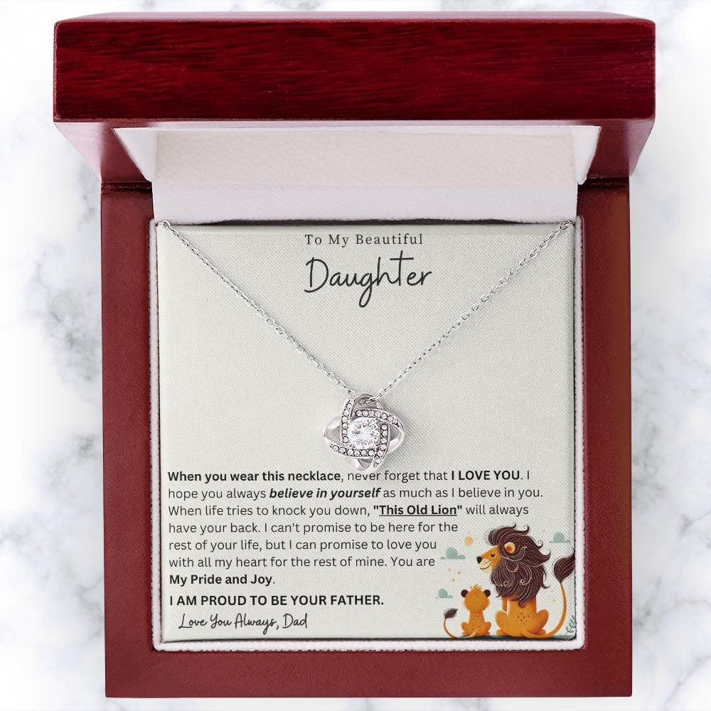 My Pride and Joy: Necklace Gift Set for Daughter