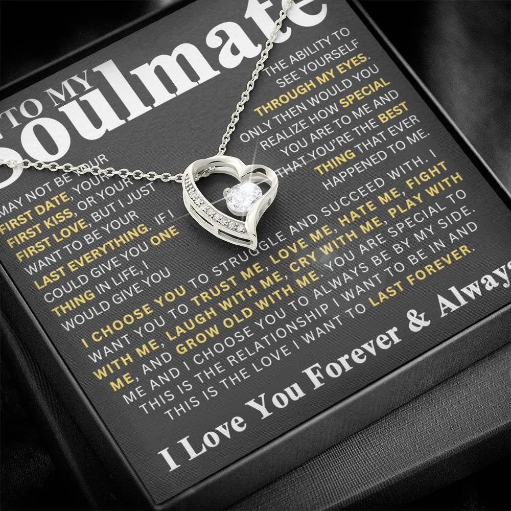 Endless Love: Heart Necklace Gift Set for Soulmate