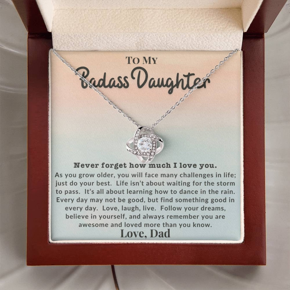 Empowered Daughter: Necklace Gift Set for Daughter