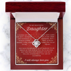 Proud Moment: Necklace Gift Set for Daughter