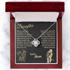 Infinity Love: Necklace Gift Set for Daughter