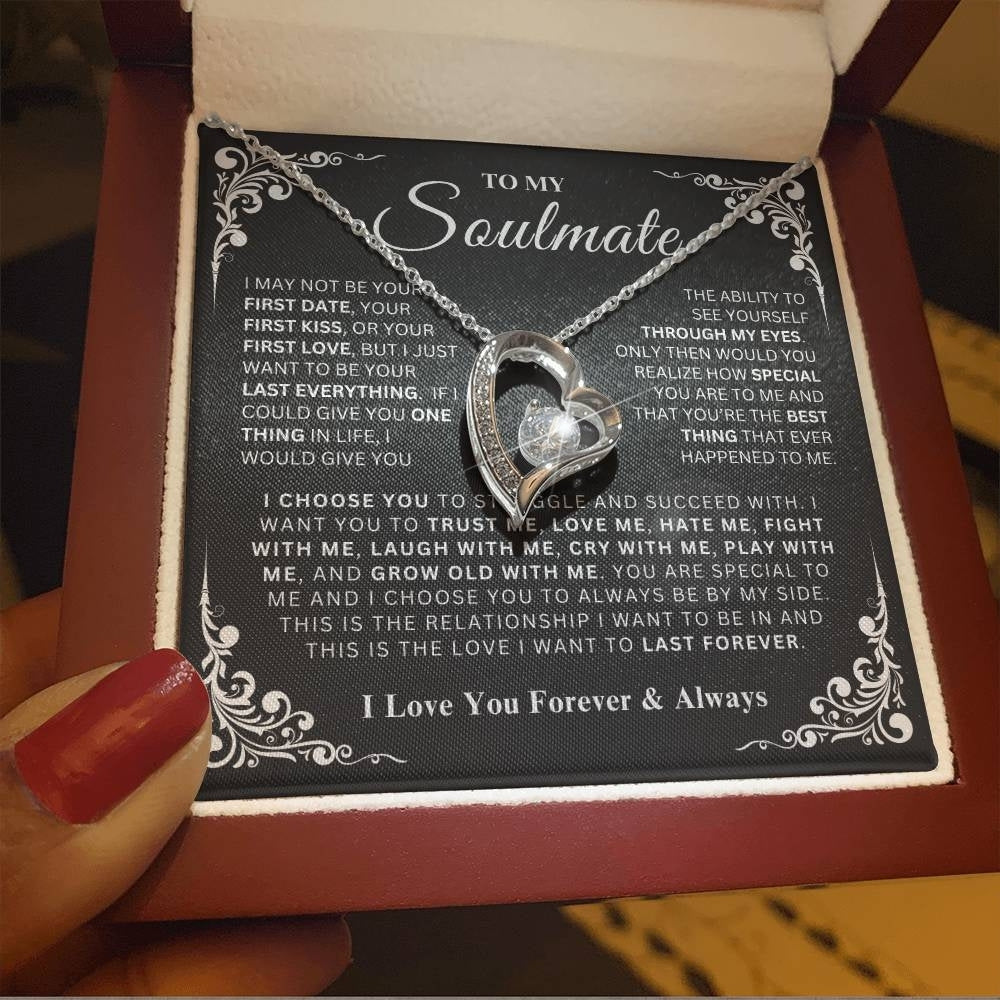 Eternal Love: Heart Necklace Gift Set for Soulmate