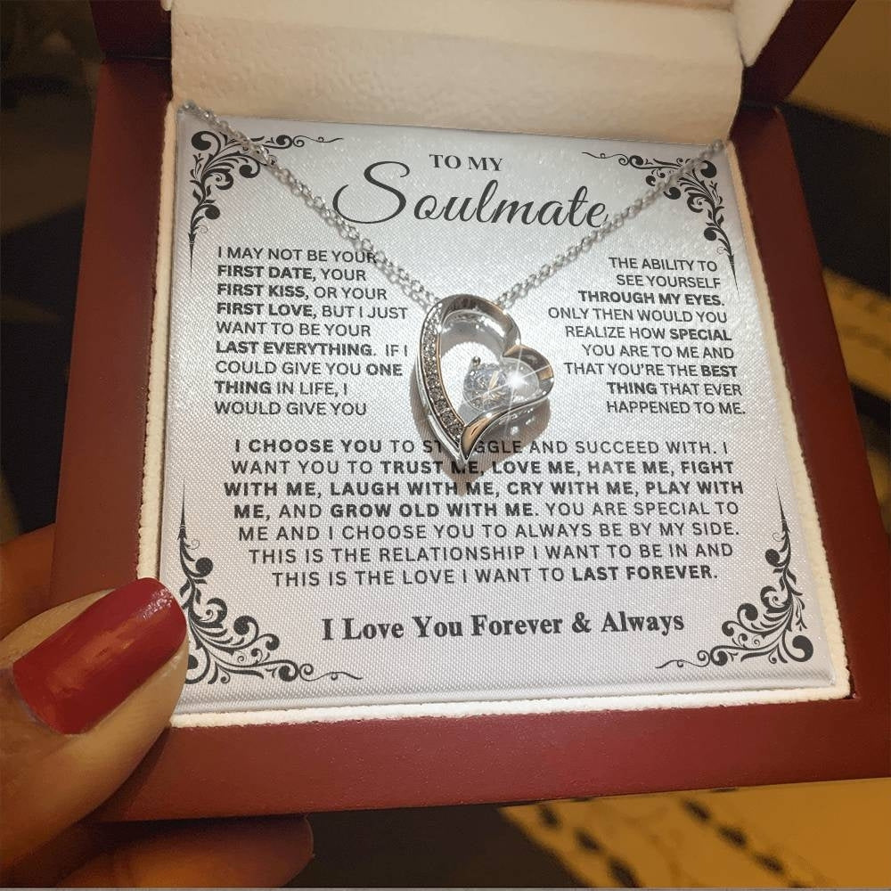 Forever Yours: Heart Necklace Gift Set for Soulmate