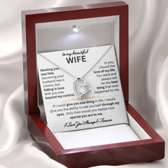 Endless Devotion: Heart Necklace Gift Set for Wife