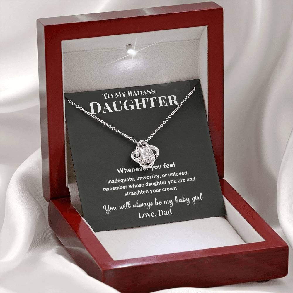 Straighten Your Crown: Necklace Gift Set for Daughter