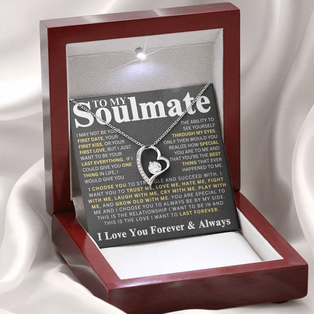 Endless Love: Heart Necklace Gift Set for Soulmate