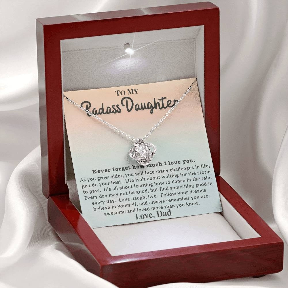 Empowered Daughter: Necklace Gift Set for Daughter