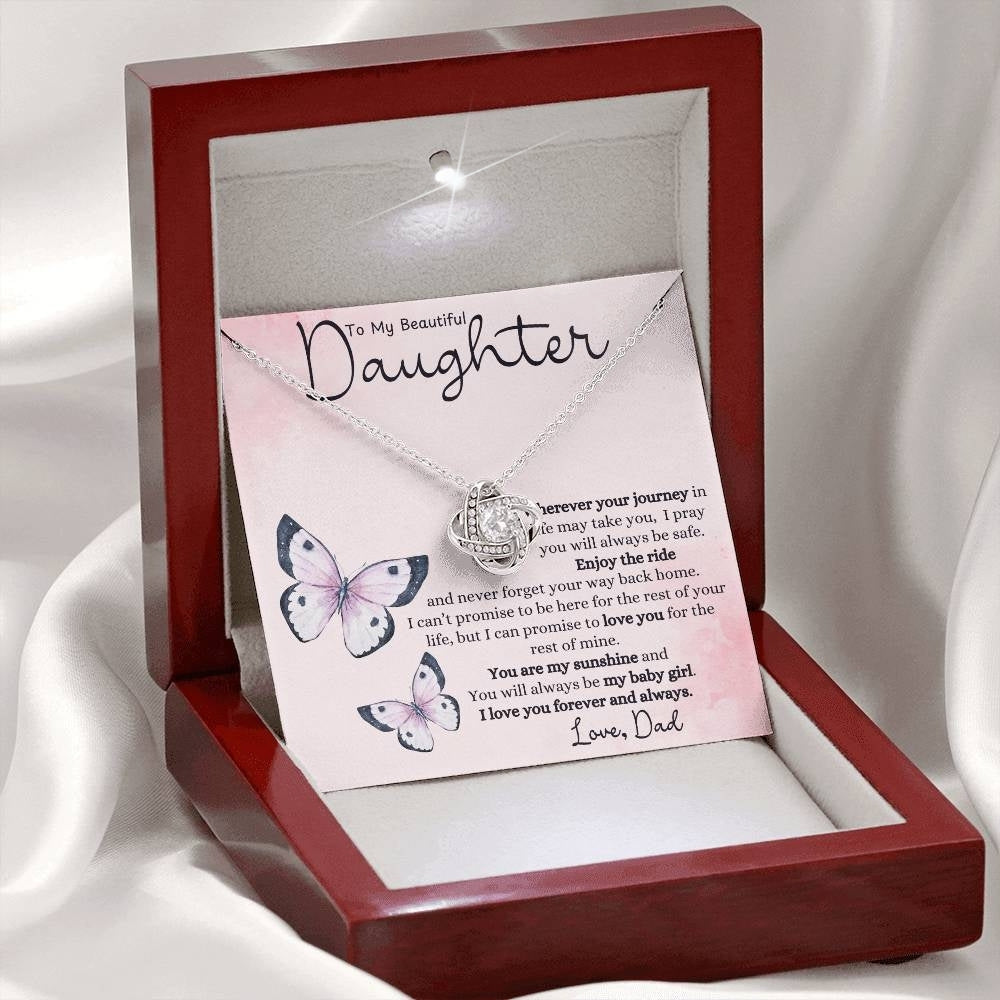 Sunshine Journey: Necklace Gift Set for Daughter