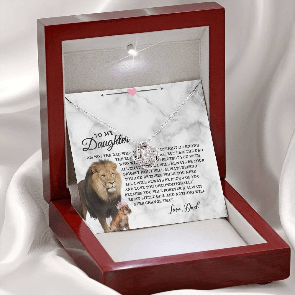 Lion's Pride: Necklace Gift Set for Daughter