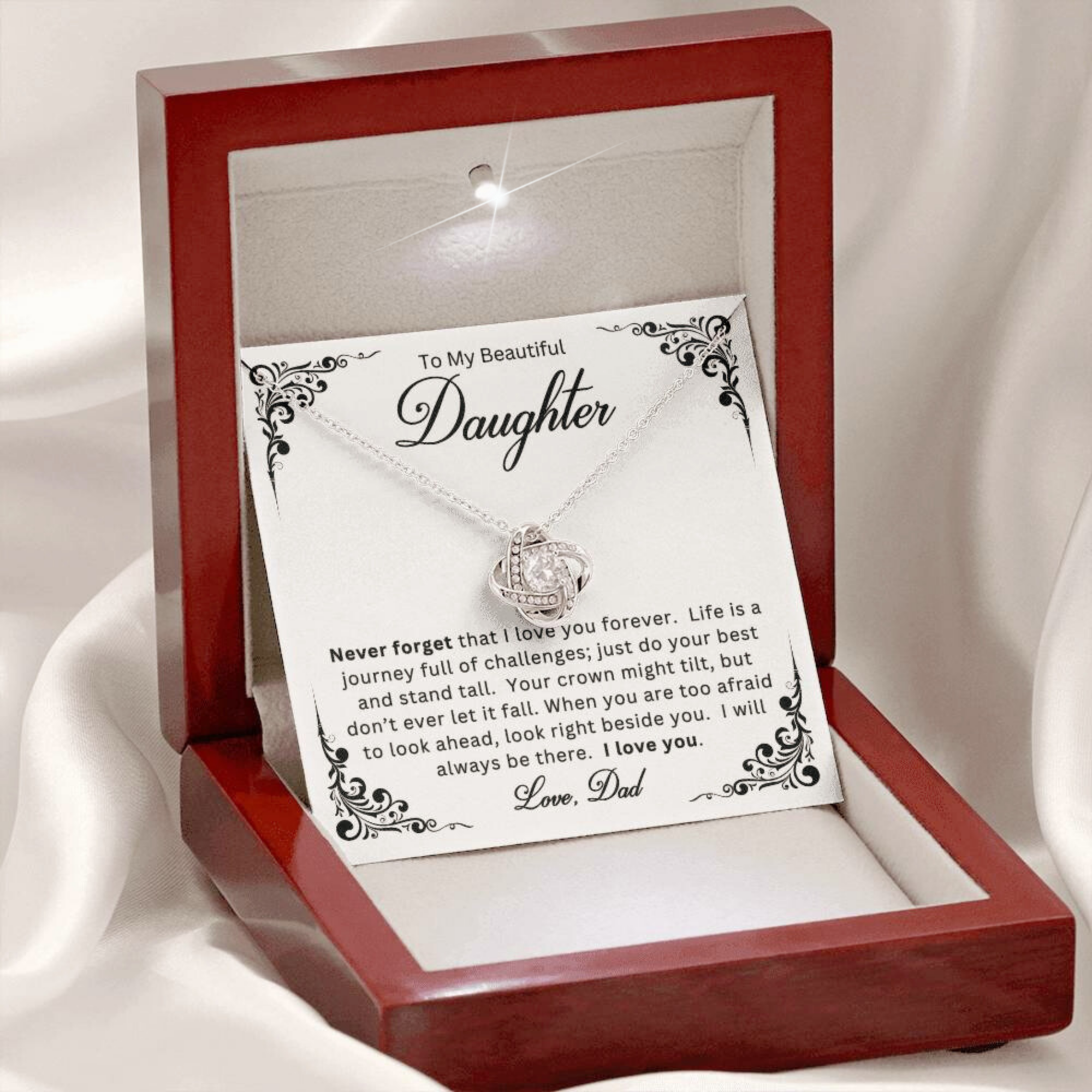 Forever Crown Necklace Gift Set for Daughter