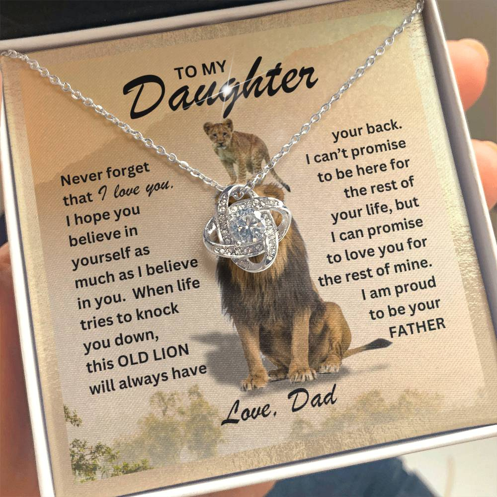 Old Lion's Love: Necklace Gift Set for Daughter