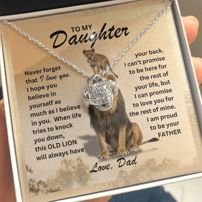 Old Lion's Love: Necklace Gift Set for Daughter