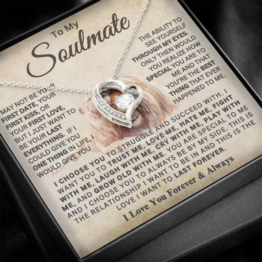 Roaring Love: Heart Necklace Gift Set for Soulmate