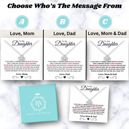 Always Remember: Necklace Gift Set for Daughter