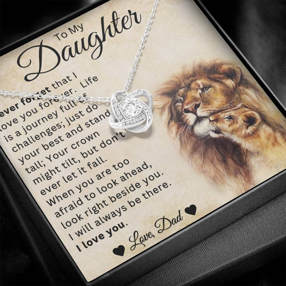 Life Is A Journey Necklace: Daughter Gift Set