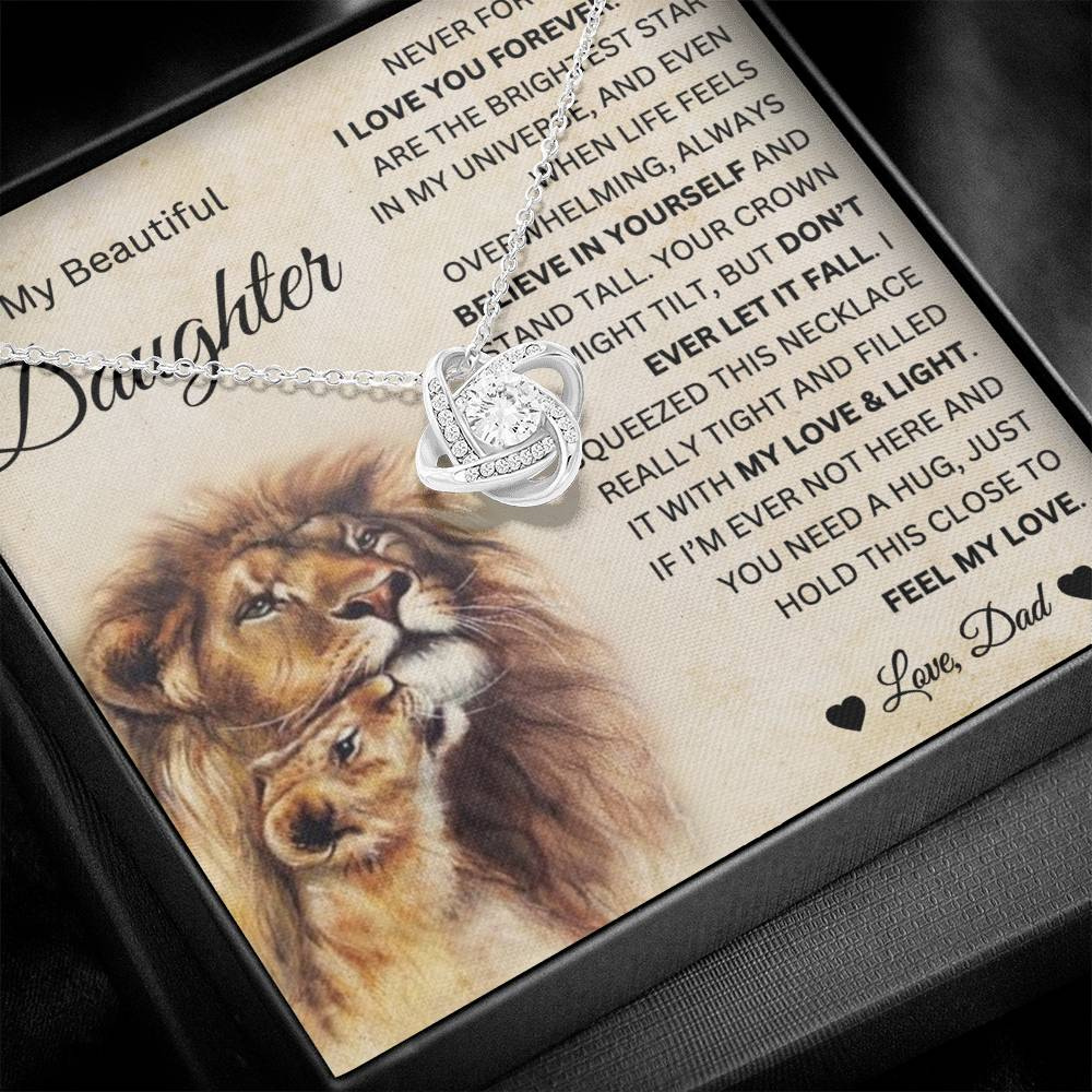 Everlasting Bond Necklace Gift For Daughter