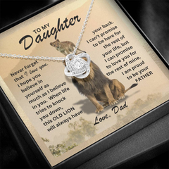 Old Lion's Love: Necklace Gift Set for Daughter