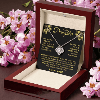 Forever My Little Girl Necklace Gift For Daughter