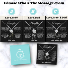 Unconditional Love: Necklace Gift Set for Daughter