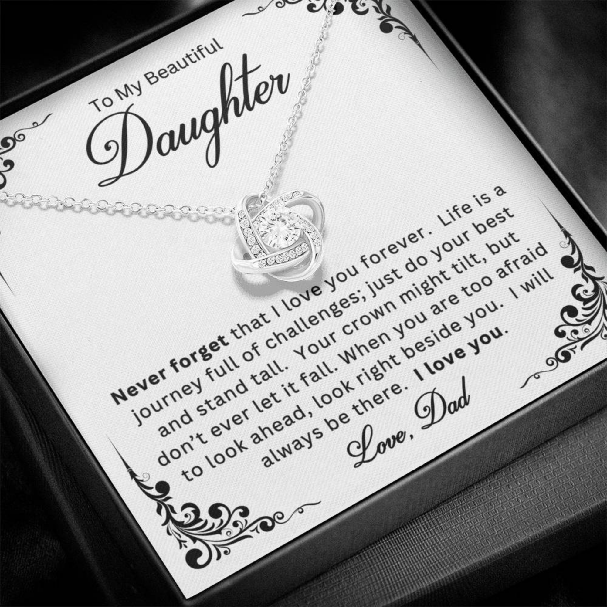 Forever Crown Necklace Gift Set for Daughter