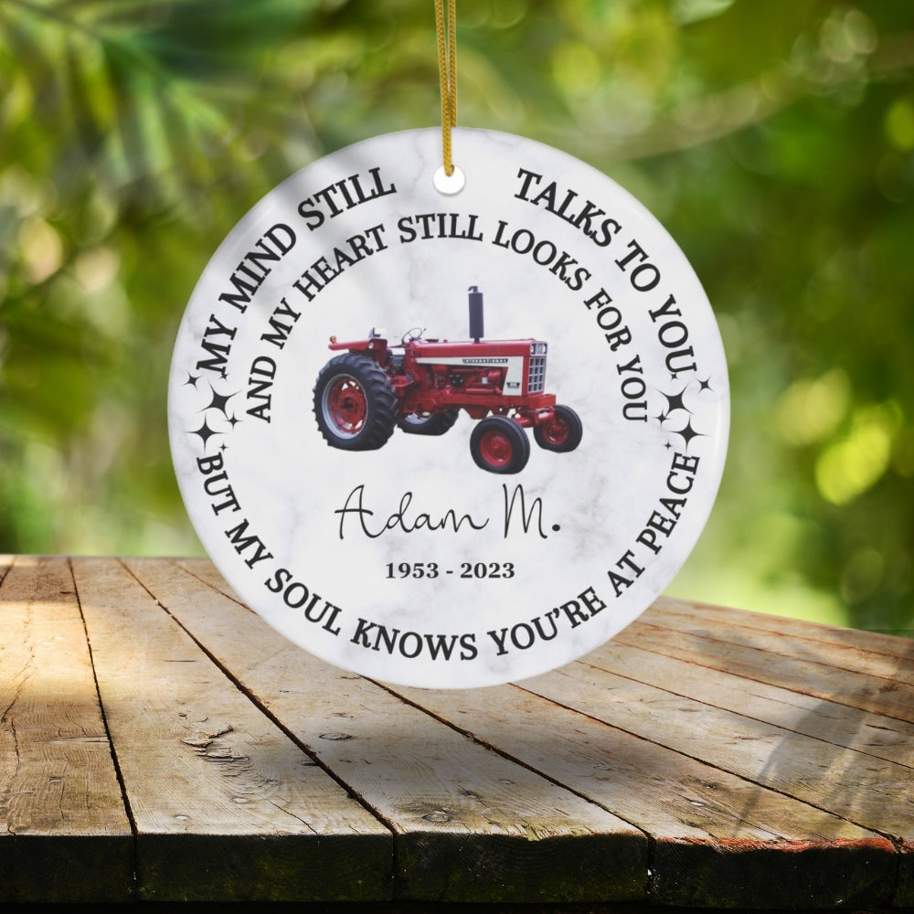 Heartfelt Harvest: Personalized Memorial Ornament