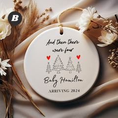 Growing Family: Personalized Baby Announcement Ornament