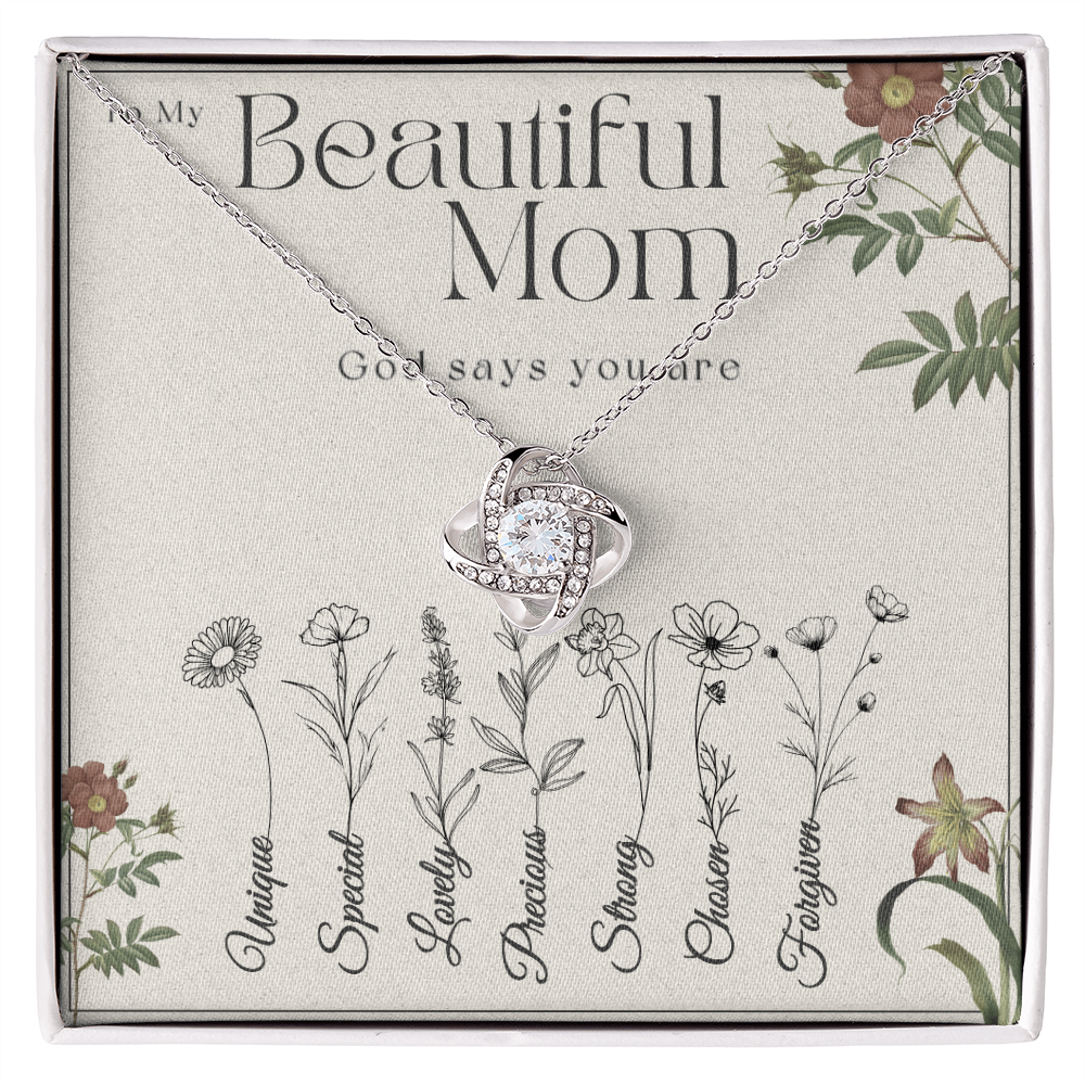 To My Beautiful Mom - God Says You Are- SS708