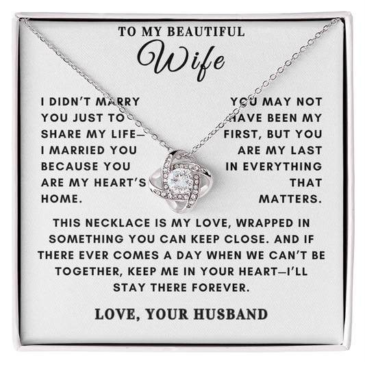 To My Beautiful Wife - Last In Everything Set - SS3228