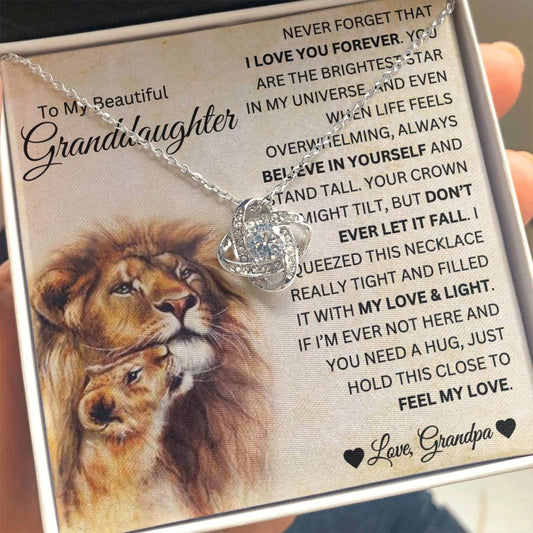 Granddaughter Everlasting Bond Necklace Gift