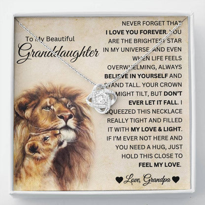 Granddaughter Everlasting Bond Necklace Gift