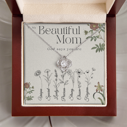 To My Beautiful Mom - God Says You Are- SS708